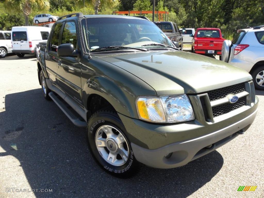 Estate Green Metallic Ford Explorer Sport Trac