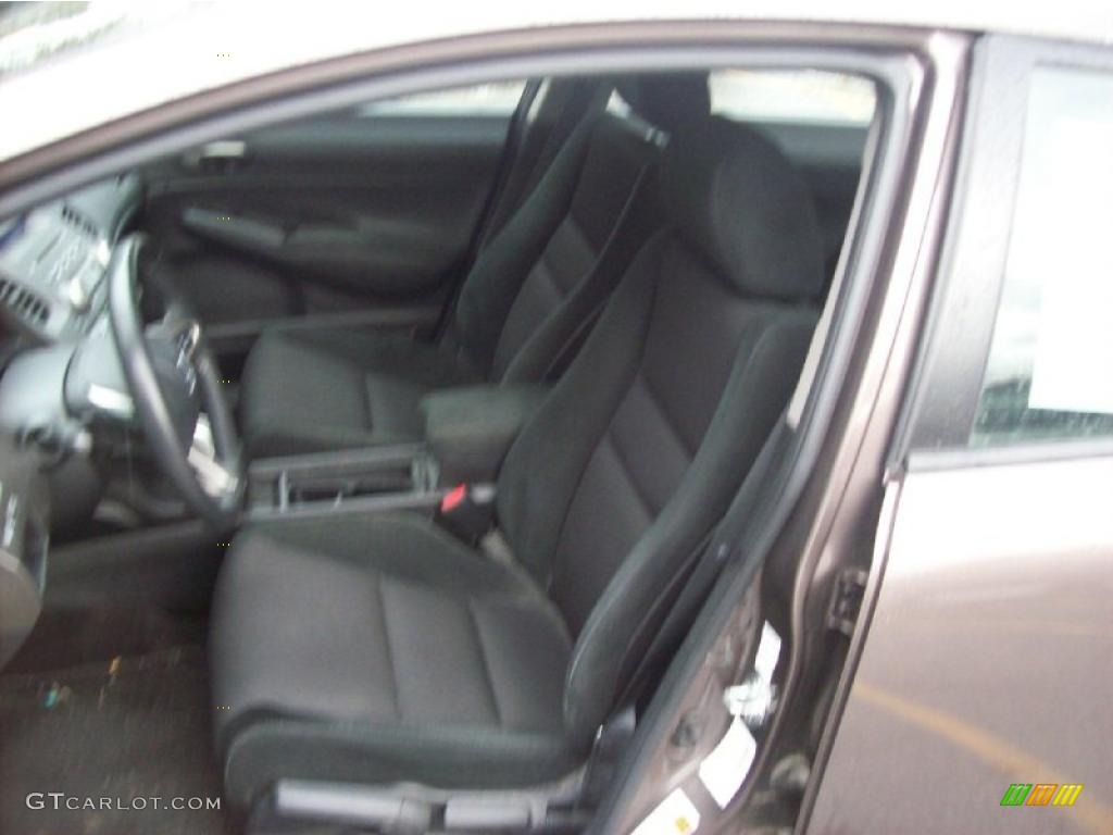 2009 Civic LX-S Sedan - Urban Titanium Metallic / Black photo #6