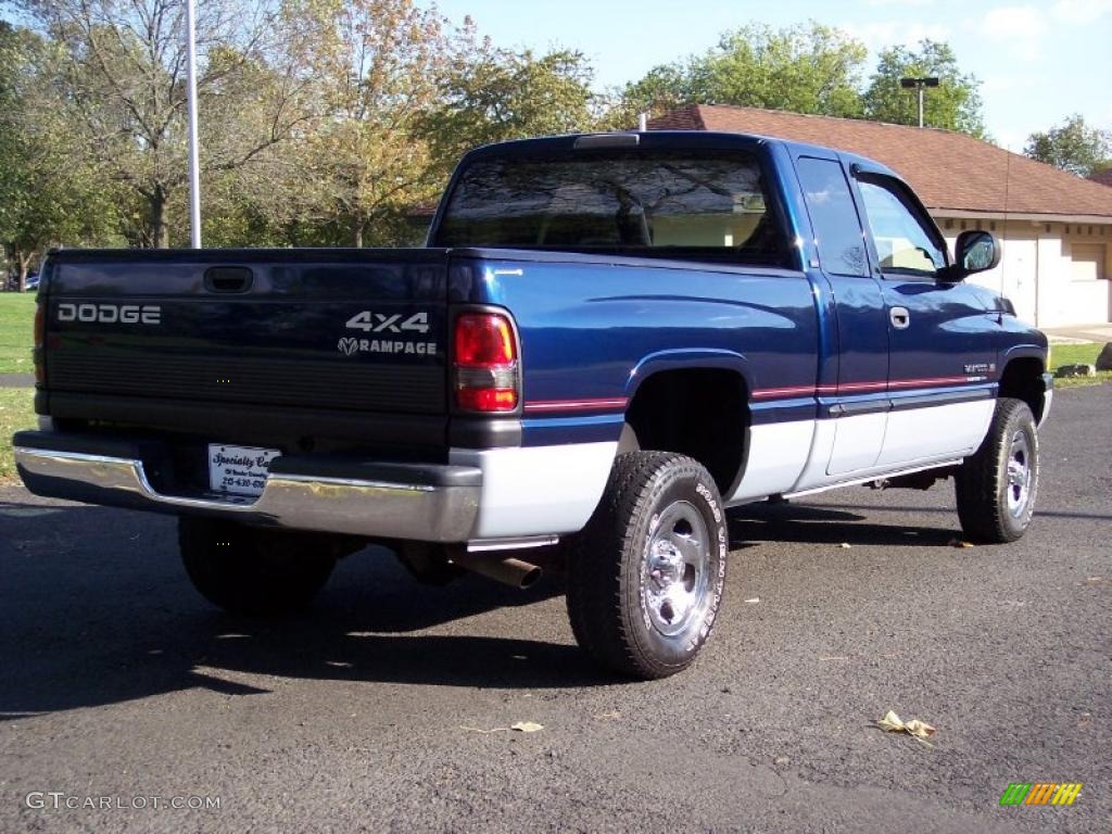 2001 Ram 1500 SLT Club Cab 4x4 - Patriot Blue Pearl / Mist Gray photo #19