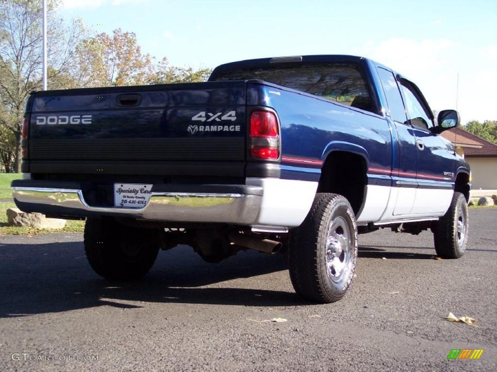 2001 Ram 1500 SLT Club Cab 4x4 - Patriot Blue Pearl / Mist Gray photo #20