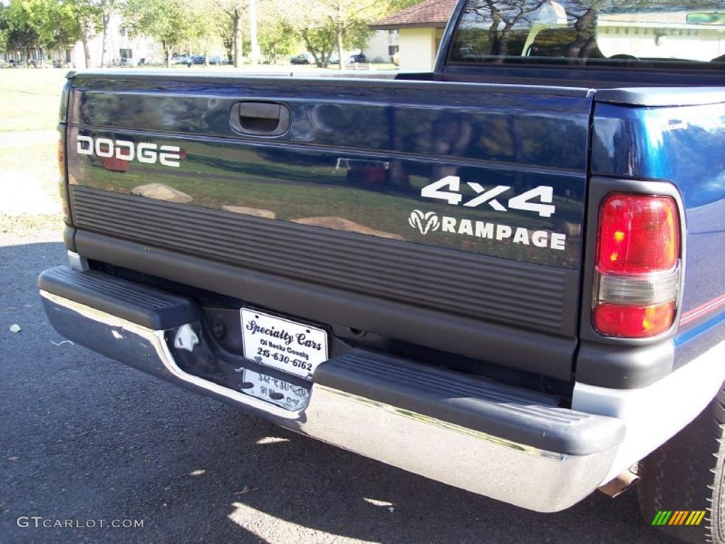 2001 Ram 1500 SLT Club Cab 4x4 - Patriot Blue Pearl / Mist Gray photo #21