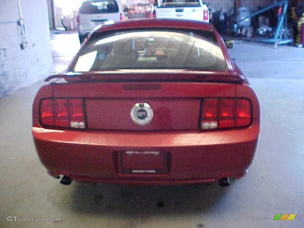 2005 Mustang GT Premium Coupe - Redfire Metallic / Dark Charcoal photo #12