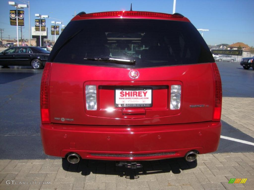 2009 SRX 4 V6 AWD - Crystal Red / Cocoa/Cashmere photo #5