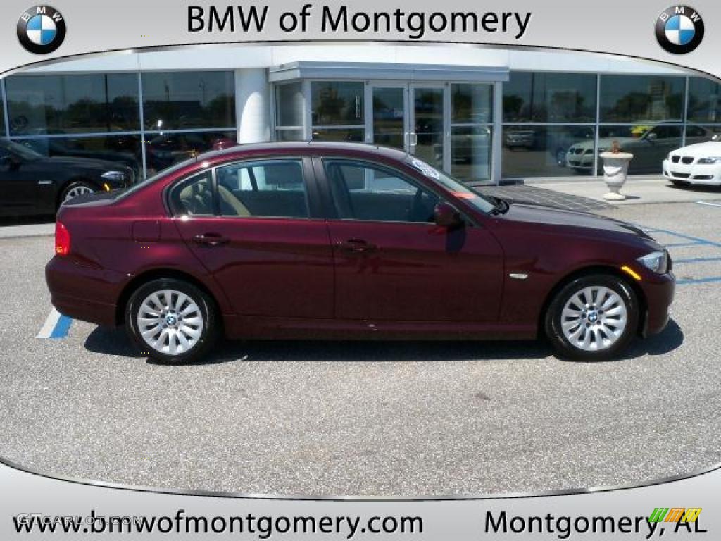 2009 3 Series 328i Sedan - Barbara Red Metallic / Cream Beige Dakota Leather photo #2