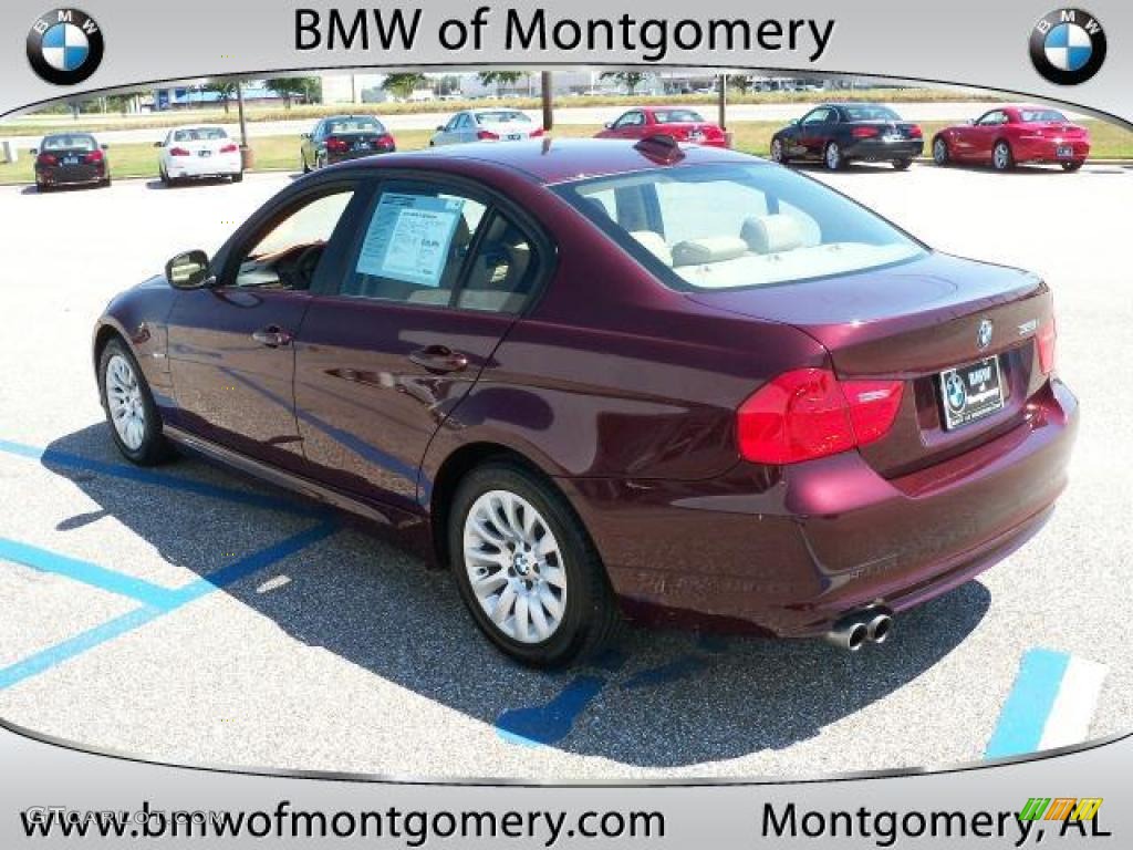 2009 3 Series 328i Sedan - Barbara Red Metallic / Cream Beige Dakota Leather photo #6