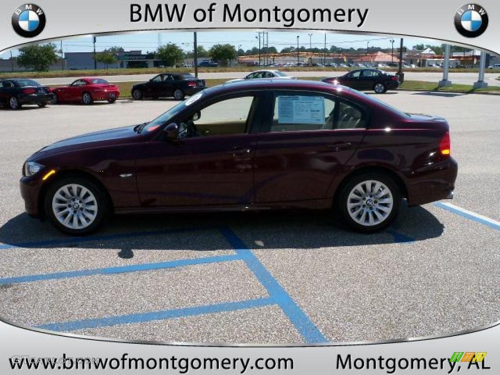 2009 3 Series 328i Sedan - Barbara Red Metallic / Cream Beige Dakota Leather photo #7