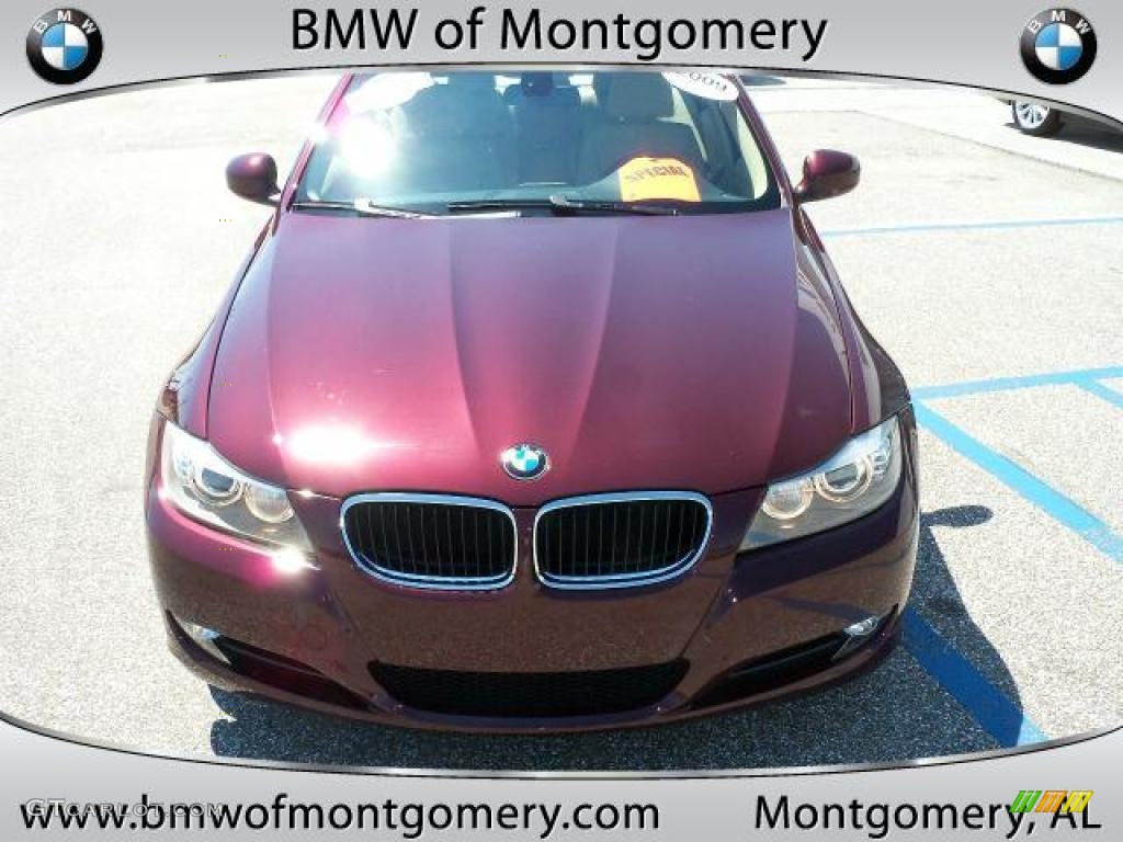 2009 3 Series 328i Sedan - Barbara Red Metallic / Cream Beige Dakota Leather photo #10