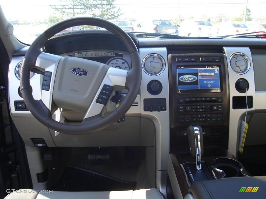 2010 F150 Platinum SuperCrew 4x4 - Sterling Grey Metallic / Medium Stone Leather/Sienna Brown photo #13