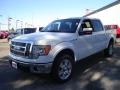 2010 Oxford White Ford F150 Lariat SuperCrew 4x4  photo #1