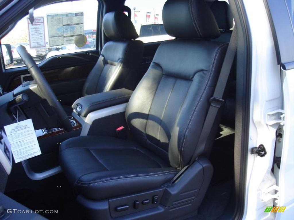 2010 F150 Lariat SuperCrew 4x4 - Oxford White / Black photo #10