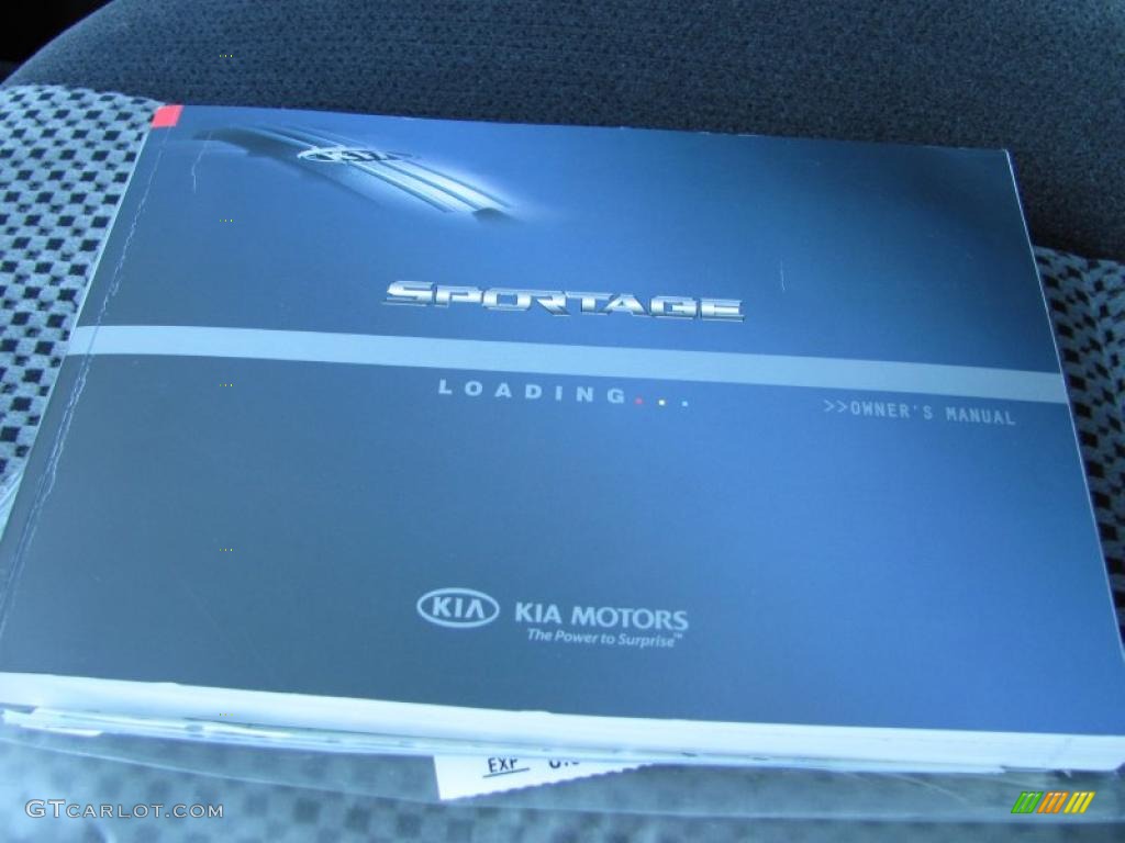2006 Sportage EX V6 4x4 - Smart Blue / Black photo #4