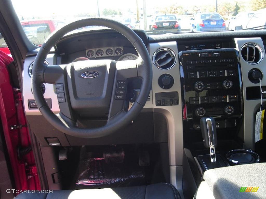 2010 F150 XLT SuperCrew 4x4 - Red Candy Metallic / Black photo #12