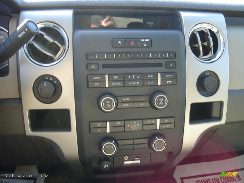 2010 F150 XLT SuperCab 4x4 - Sterling Grey Metallic / Medium Stone photo #13