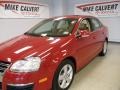 Salsa Red - Jetta SE Sedan Photo No. 9