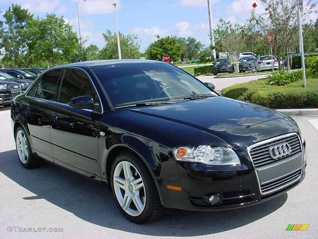 2007 A4 2.0T Sedan - Brilliant Black / Ebony photo #7