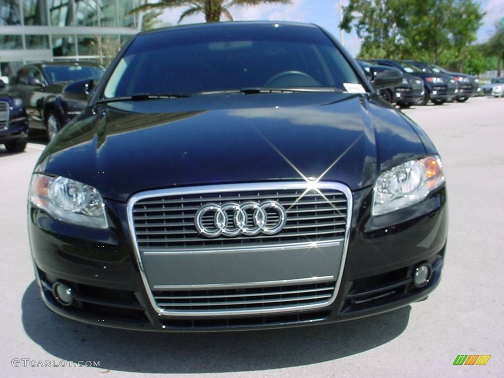 2007 A4 2.0T Sedan - Brilliant Black / Ebony photo #8