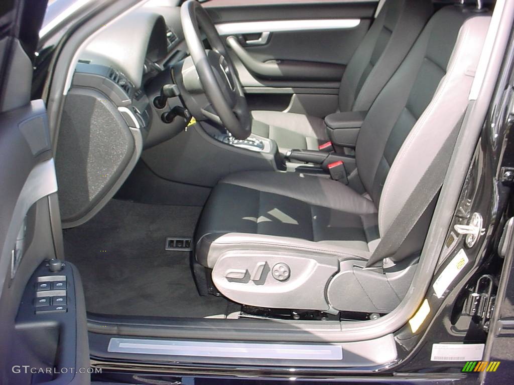 2007 A4 2.0T Sedan - Brilliant Black / Ebony photo #9