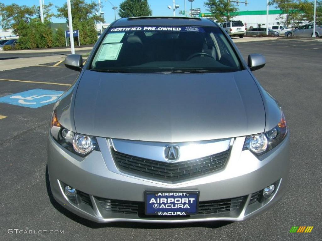 2010 TSX V6 Sedan - Palladium Metallic / Ebony photo #2