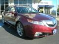 2009 Basque Red Pearl Acura TL 3.7 SH-AWD  photo #3
