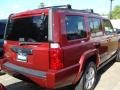 2008 Red Rock Crystal Pearl Jeep Commander Sport 4x4  photo #4