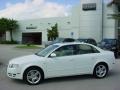 2007 Ibis White Audi A4 2.0T Sedan  photo #2