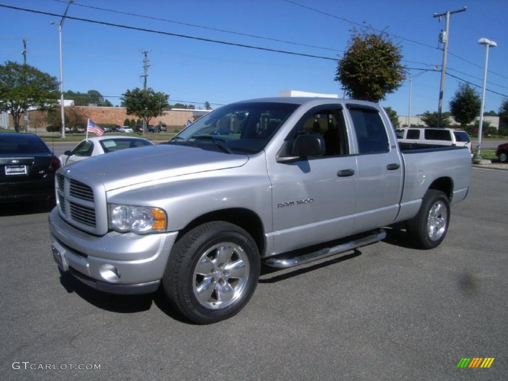 2002 Ram 1500 Sport Quad Cab 4x4 - Bright Silver Metallic / Dark Slate Gray photo #1