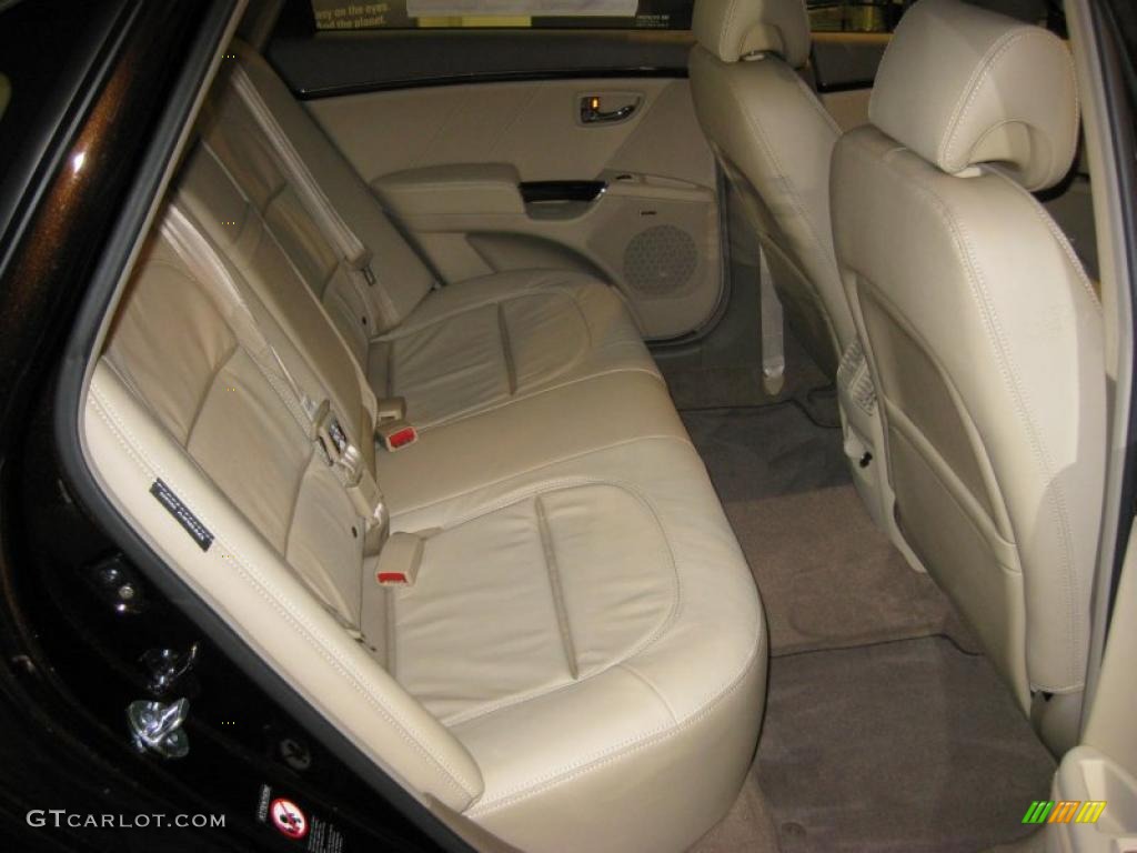 2011 Azera Limited - Espresso Pearl / Beige photo #22