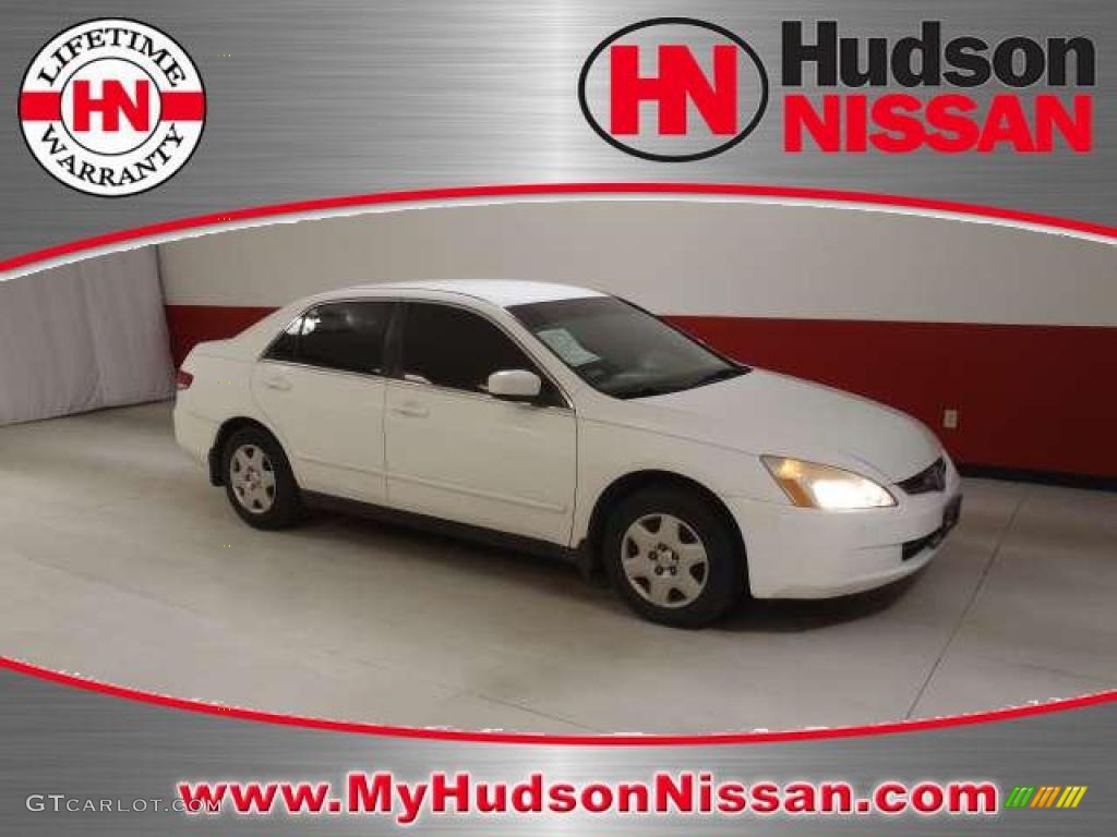2003 Accord LX Sedan - Taffeta White / Ivory photo #1