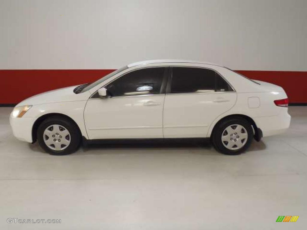2003 Accord LX Sedan - Taffeta White / Ivory photo #7