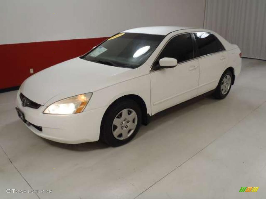 2003 Accord LX Sedan - Taffeta White / Ivory photo #8