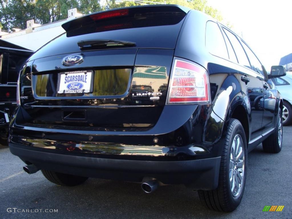 2008 Edge Limited AWD - Black / Charcoal photo #9
