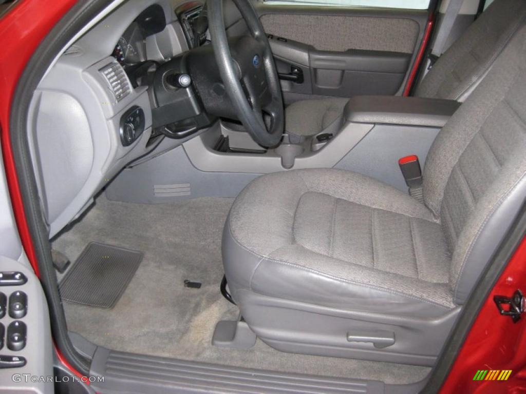 Graphite Interior 2002 Ford Explorer XLS 4x4 Photo #37778476