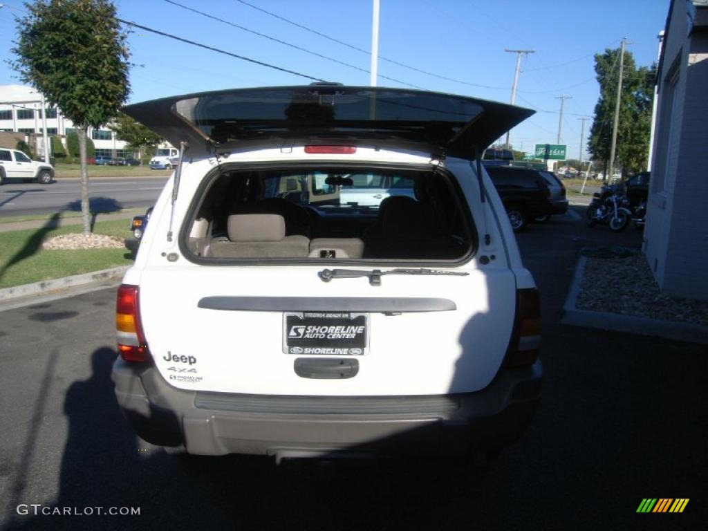 2004 Grand Cherokee Laredo 4x4 - Stone White / Taupe photo #10