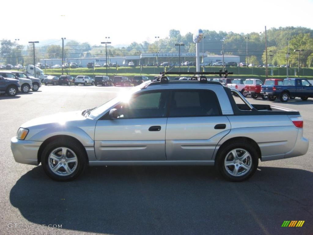 Silver Stone Metallic Subaru Baja