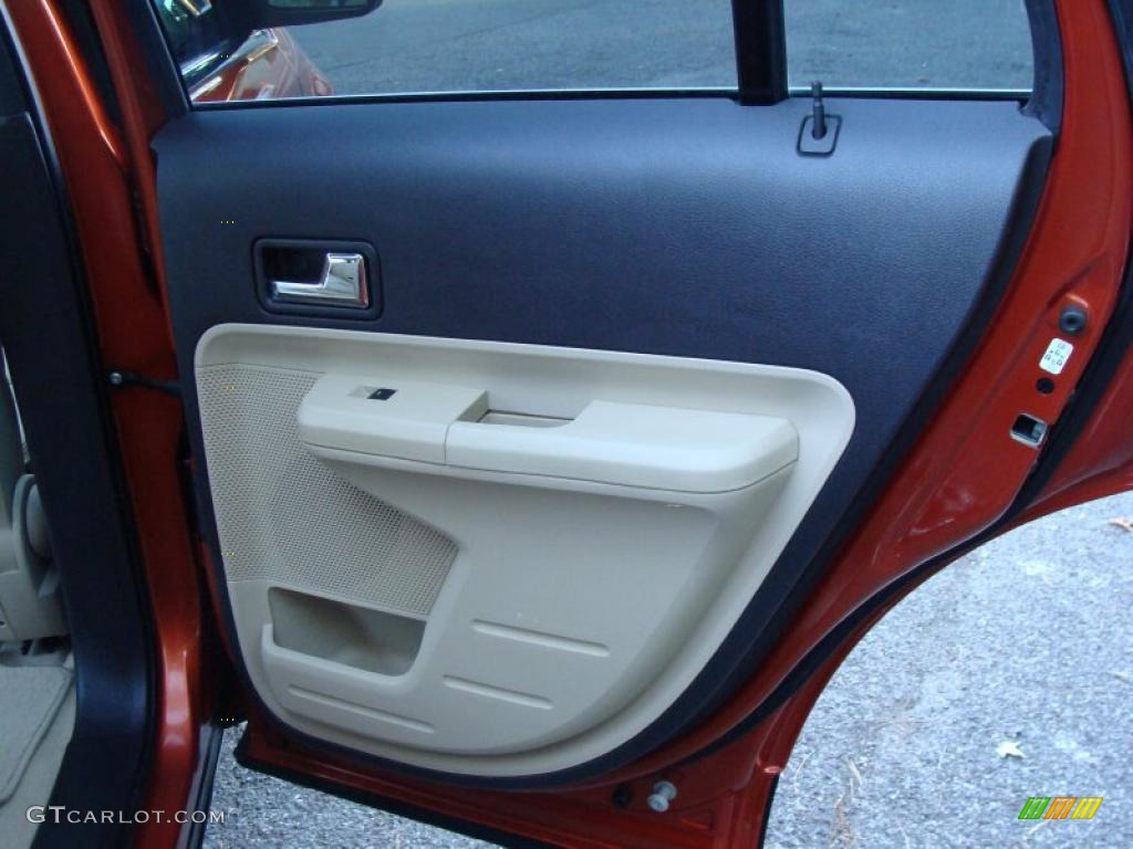 2008 Edge Limited AWD - Blazing Copper Metallic / Charcoal photo #24