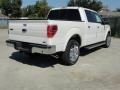 2010 White Platinum Metallic Tri Coat Ford F150 Lariat SuperCrew  photo #3