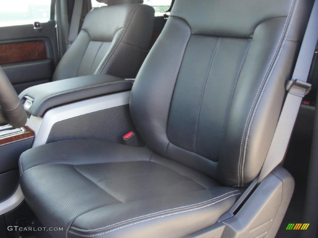 2010 F150 Lariat SuperCrew - Ingot Silver Metallic / Black photo #22