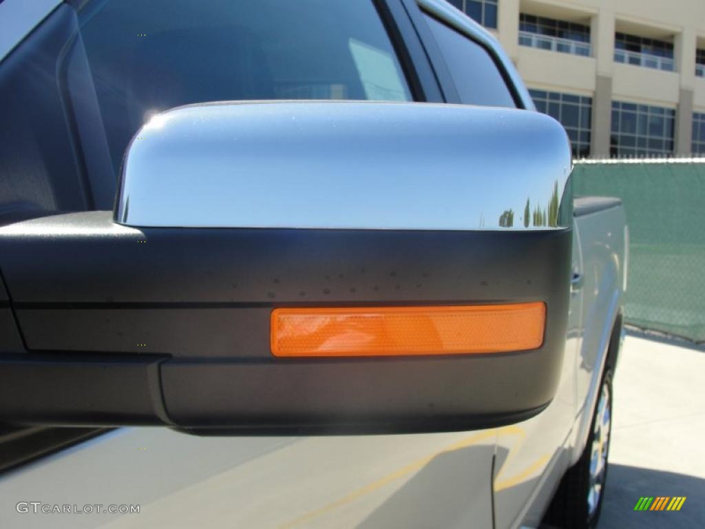 2010 F150 Lariat SuperCrew - Ingot Silver Metallic / Black photo #13