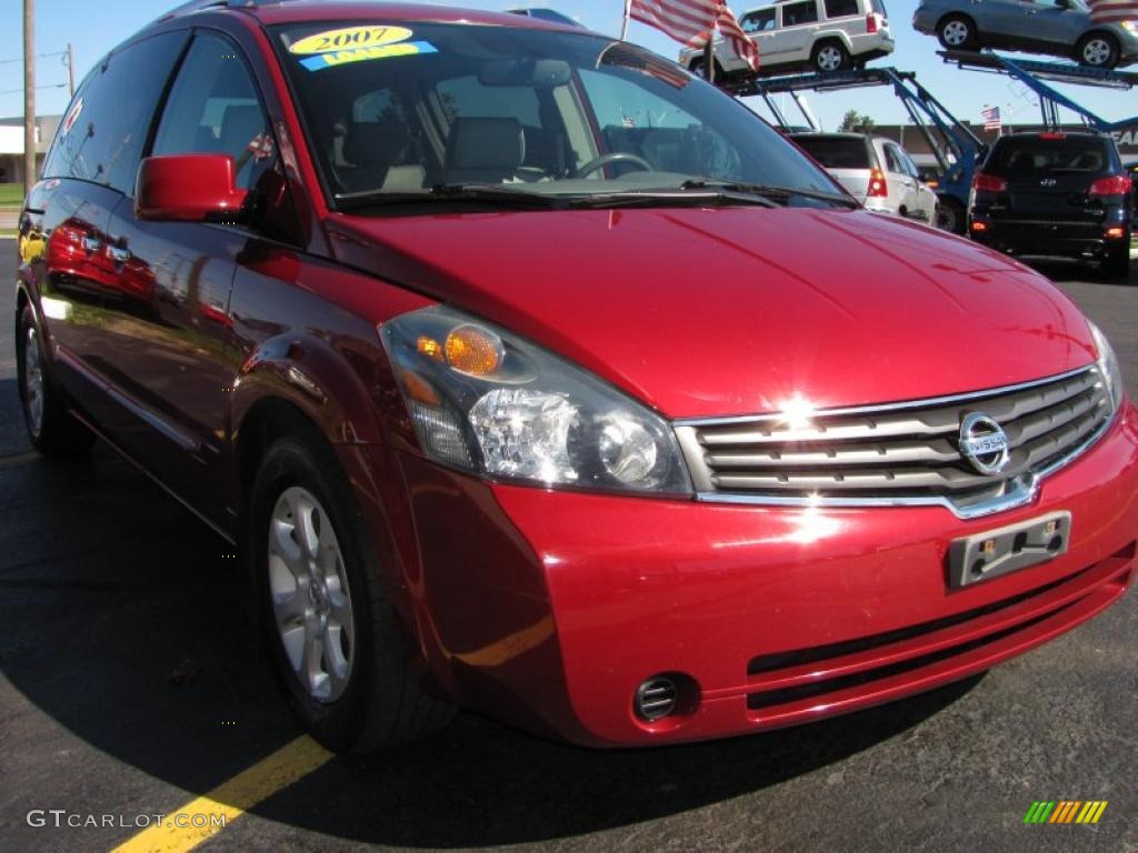 2007 Quest 3.5 SL - Red Brawn Metallic / Gray photo #17