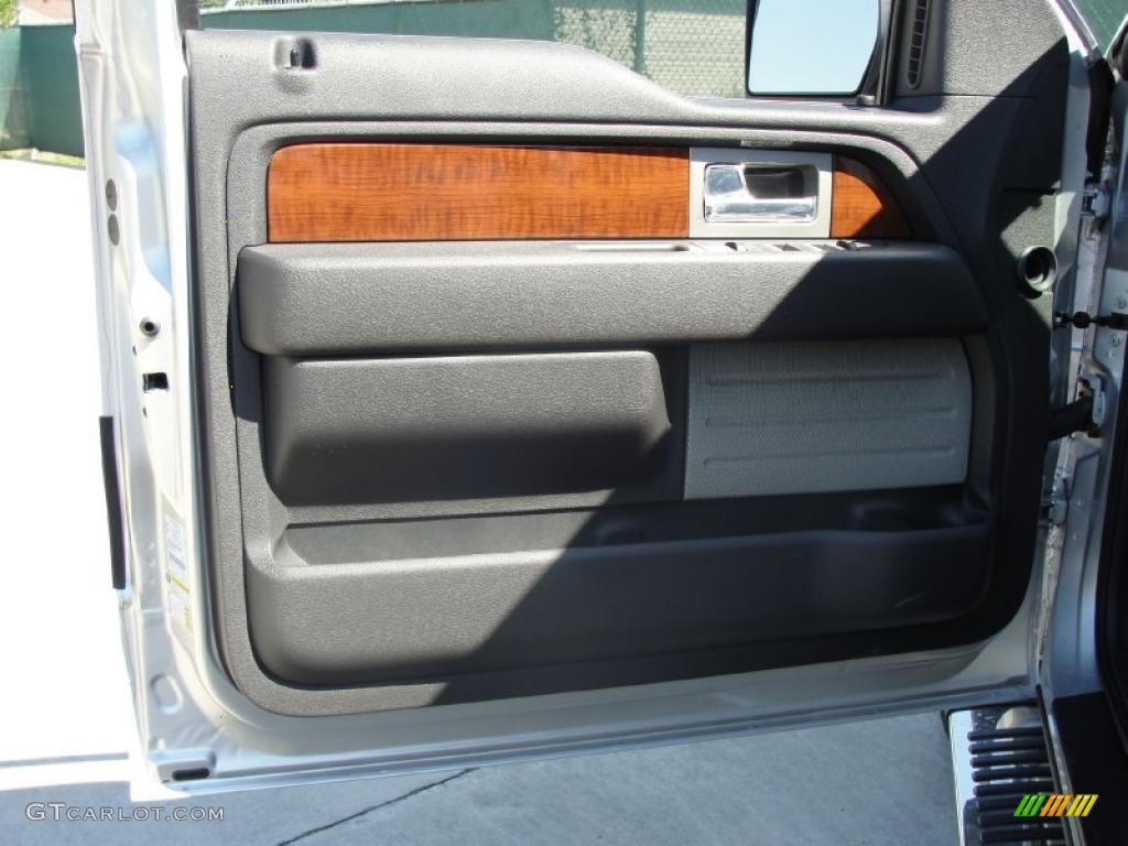 2010 F150 Lariat SuperCrew - Ingot Silver Metallic / Black photo #20