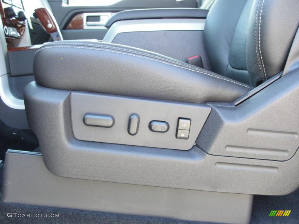 2010 F150 Lariat SuperCrew - Ingot Silver Metallic / Black photo #23