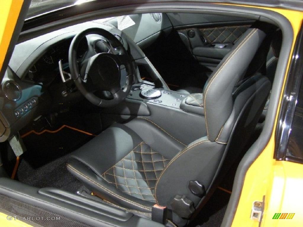 Black Interior 2008 Lamborghini Murcielago LP640 Coupe Photo #37782608