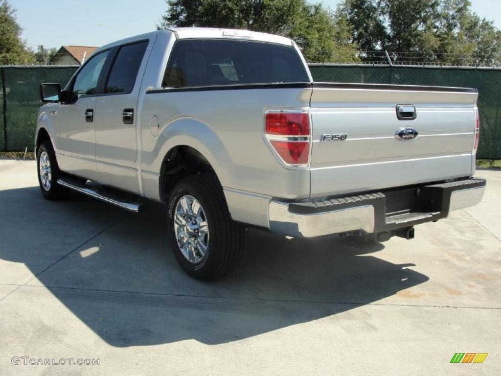 2010 F150 XLT SuperCrew - Ingot Silver Metallic / Medium Stone photo #5