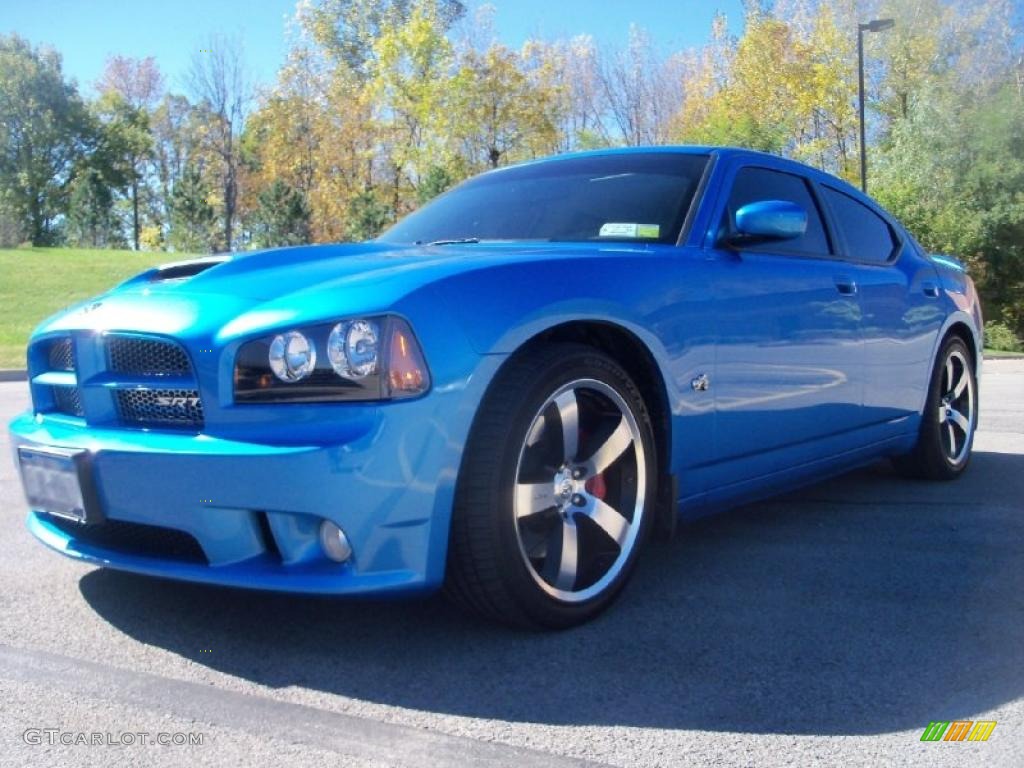 2008 Charger SRT-8 Super Bee - B5 Blue Pearl / Dark Slate Gray photo #1