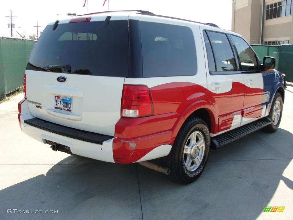 2003 Expedition Eddie Bauer 4x4 - Oxford White / Medium Parchment photo #3