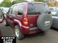 2002 Dark Garnet Red Pearlcoat Jeep Liberty Limited 4x4  photo #3