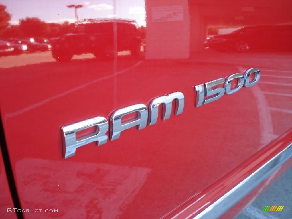2007 Ram 1500 ST Quad Cab - Flame Red / Medium Slate Gray photo #28
