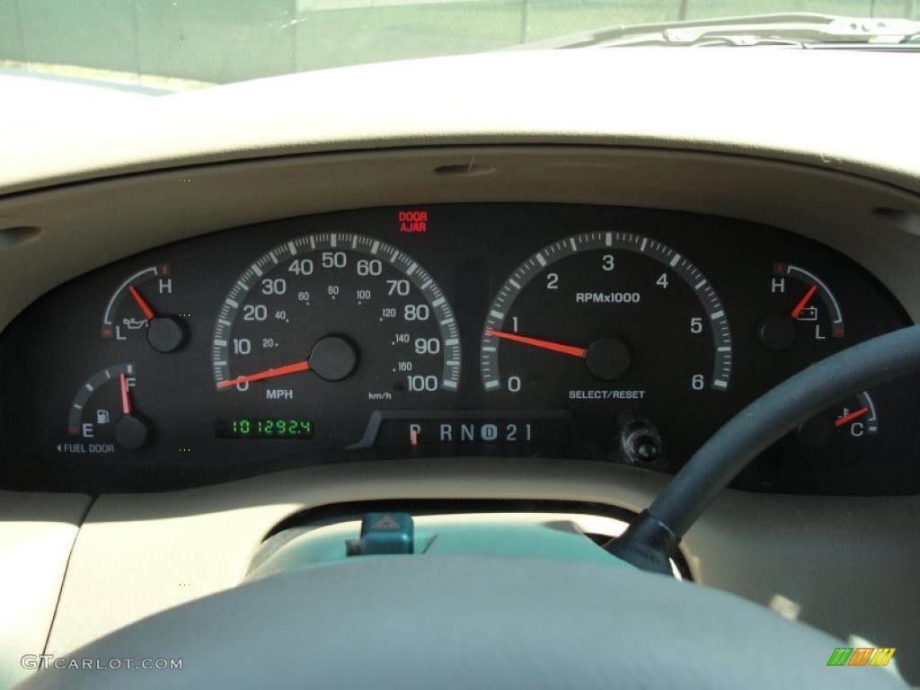 2001 Ford F150 Lariat SuperCab 4x4 Gauges Photo #37785288
