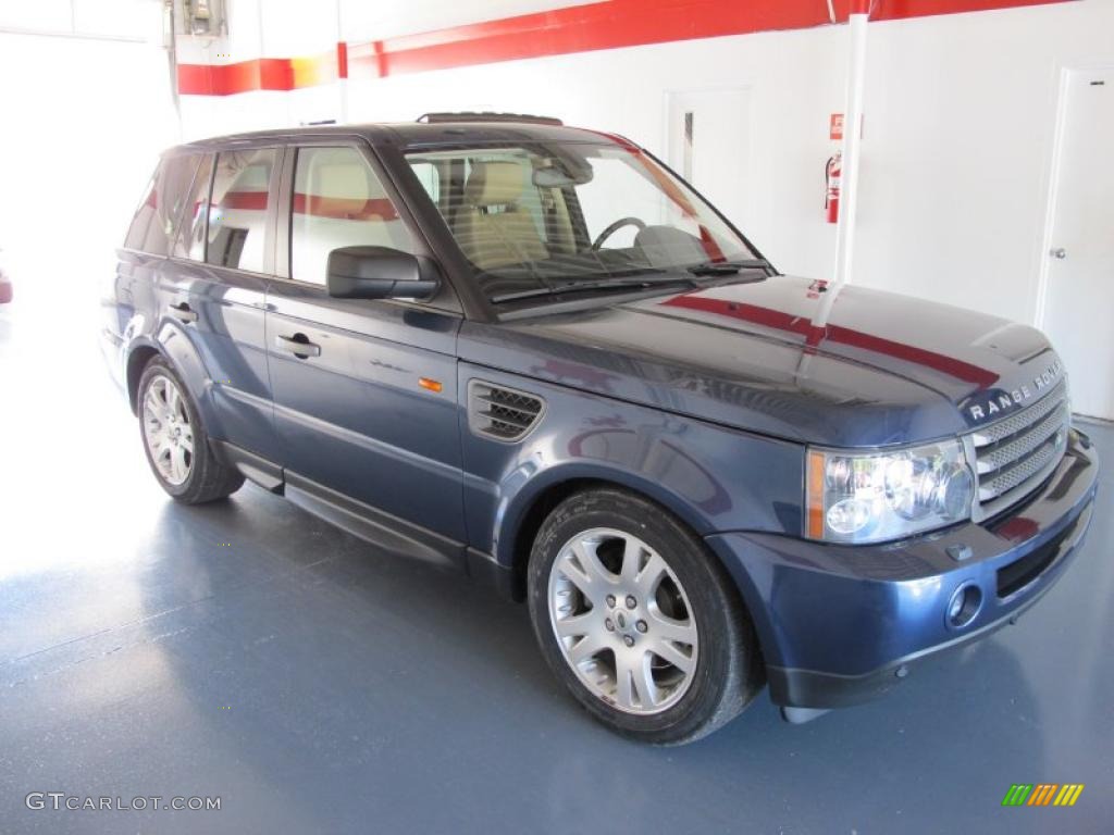 2006 Range Rover Sport HSE - Cairns Blue Metallic / Alpaca Beige photo #5