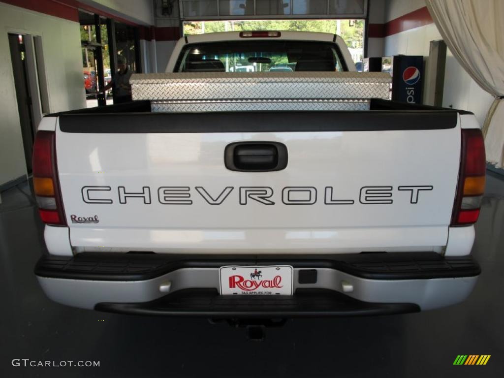 2001 Silverado 1500 Regular Cab 4x4 - Summit White / Graphite photo #3